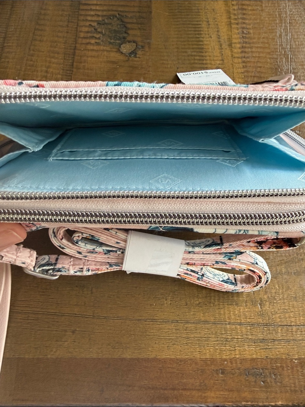 Vera Bradley All in One Crossbody in “Peach Blossom Bouquet” - Picture 3 of 5